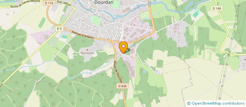 localisation de l'entreprise EARL LES ECURIES D'AURY à DOURDAN
