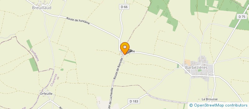 localisation de l'entreprise EARL LES ECURIES DE LANCELOT à RANVILLE-BREUILLAUD