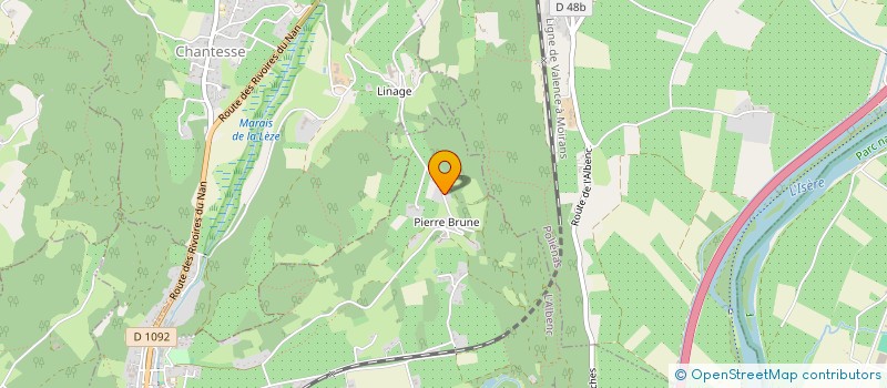 localisation de l'entreprise EARL LES ECURIES DE PIERRE BRUNE  L'ALBENC