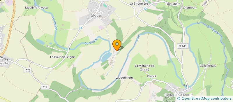 localisation de l'entreprise EARL LES ECURIES DE TARCAY  CLOUE