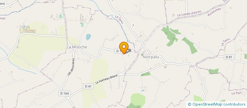 localisation de l'entreprise EARL LES ECURIES DU BREIL  LA MOUCHE