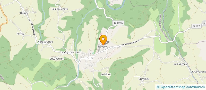 localisation de l'entreprise EARL LES ECURIES DU FLORANA  CHILLY