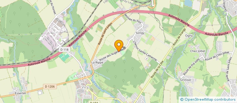 localisation de l'entreprise EARL LES ECURIES DU FORT  VIRY