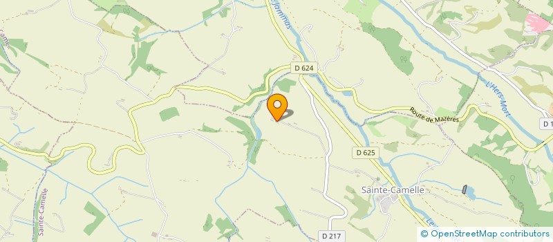 localisation de l'entreprise EARL LES ECURIES DU GARRIGAL  SAINTE-CAMELLE
