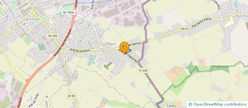 localisation de l'entreprise EARL LES ECURIES DU PINSON  SAILLY-LEZ-LANNOY