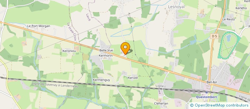 localisation de l'entreprise EARL LES ECURIES DU VIEUX PUITS  QUESTEMBERT