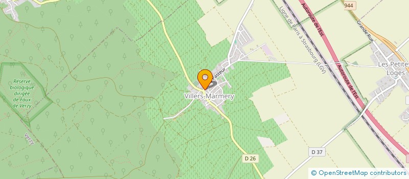 localisation de l'entreprise EARL LES EPINETTES  VILLERS-MARMERY