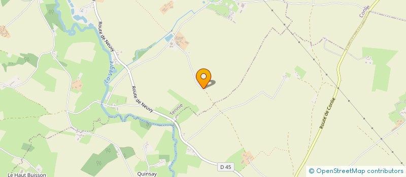 localisation de l'entreprise EARL LES ETANGS  BERNAY-NEUVY-EN-CHAMPAGNE