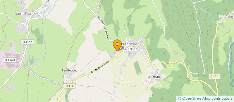 localisation de l'entreprise EARL LES ETIEVES  NANTES-EN-RATIER