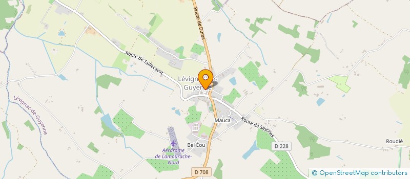 localisation de l'entreprise EARL LES FAUX  LOUBES-BERNAC