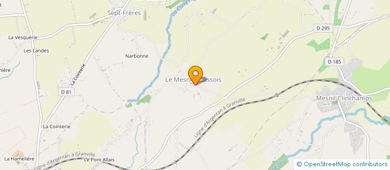 localisation de l'entreprise EARL LES FONTAINES à NOUES DE SIENNE