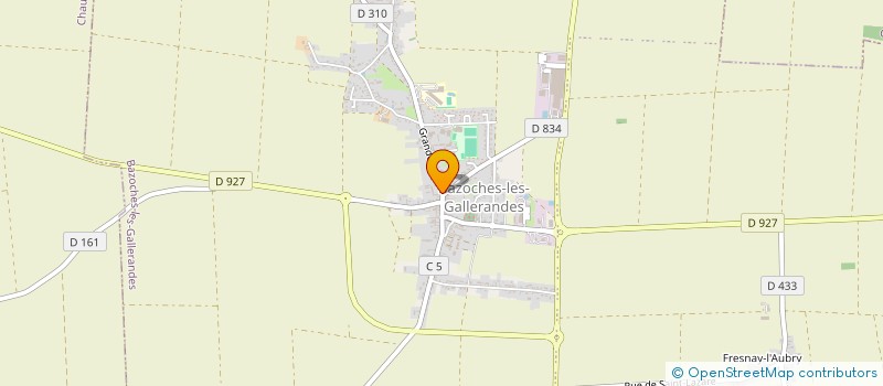 localisation de l'entreprise EARL LES FOSSES BLANCHES  CHARMONT-EN-BEAUCE