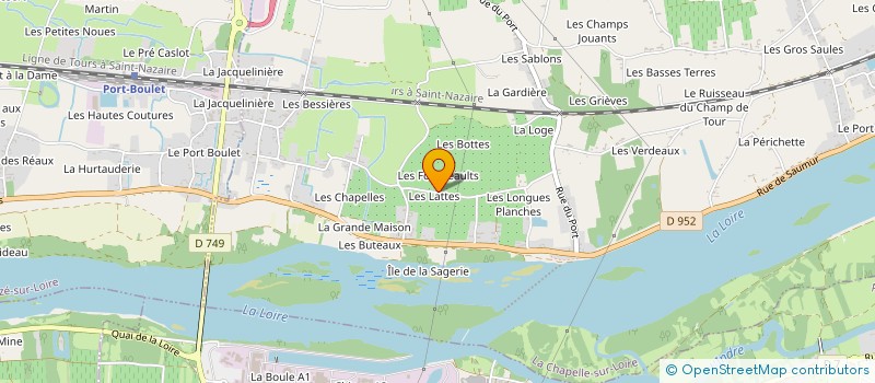 localisation de l'entreprise EARL LES FOUDRAULTS à LA CHAPELLE-SUR-LOIRE