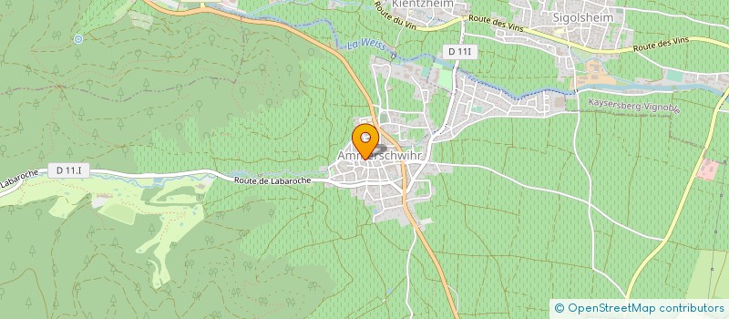 localisation de l'entreprise EARL LES FUNAMBULES  AMMERSCHWIHR