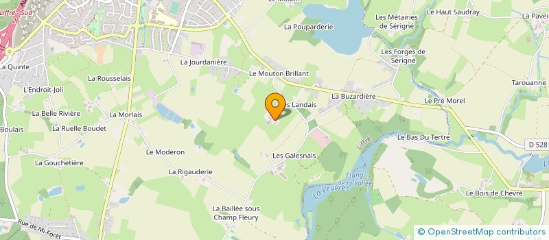 localisation de l'entreprise EARL LES GAILLARDIERES  LIFFRE