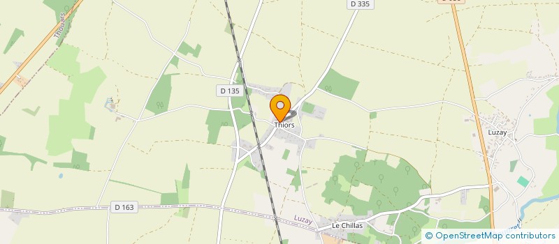 localisation de l'entreprise EARL LES GARNIERES  LUZAY