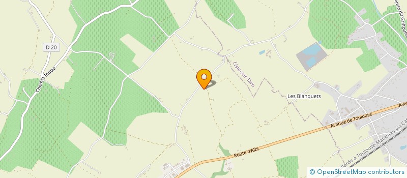 localisation de l'entreprise EARL LES GARRISSOLES  RABASTENS