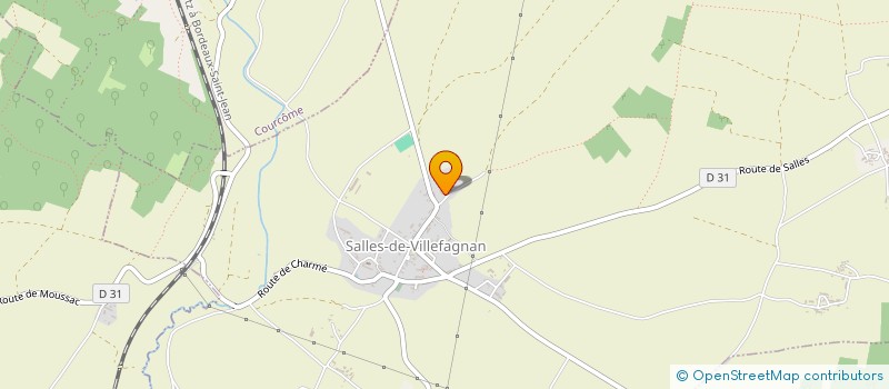 localisation de l'entreprise EARL LES GOUMAINS à SALLES-DE-VILLEFAGNAN