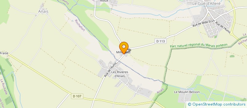 localisation de l'entreprise EARL LES GRANDES RIVIERES à ANAIS