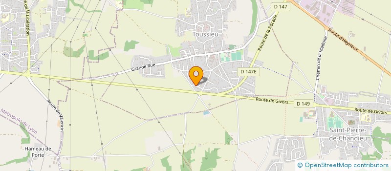 localisation de l'entreprise EARL LES GRANDES TERRES à TOUSSIEU