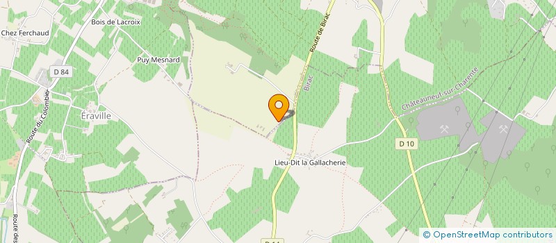 localisation de l'entreprise EARL LES GRANDS LOPINS à CHATEAUNEUF-SUR-CHARENTE