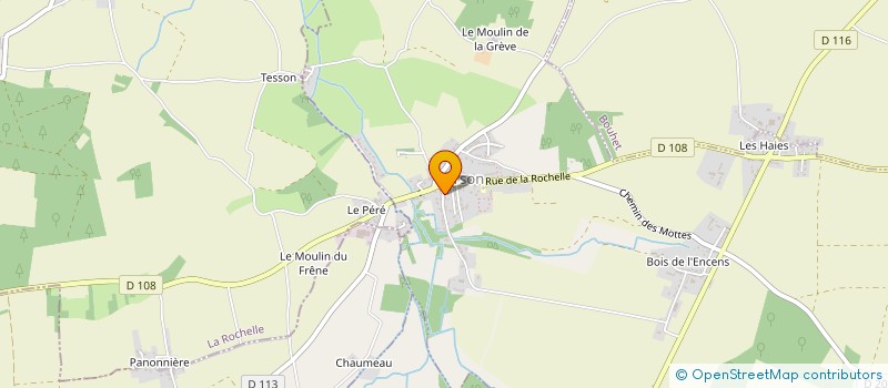 localisation de l'entreprise EARL LES GRANGES  LANDRAIS