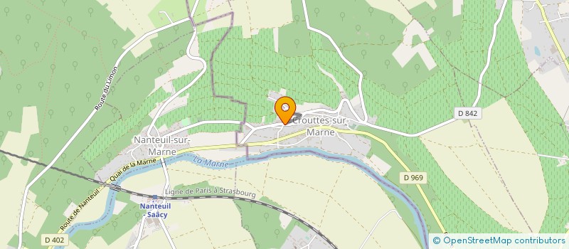 localisation de l'entreprise EARL LES GRILLONS à CROUTTES-SUR-MARNE