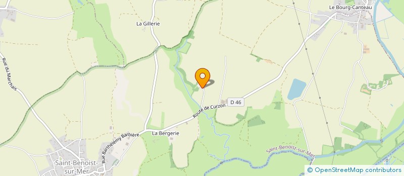 localisation de l'entreprise EARL LES GROIX  LA JONCHERE