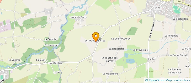 localisation de l'entreprise EARL LES HAUTES BARRES à BREAL-SOUS-MONTFORT
