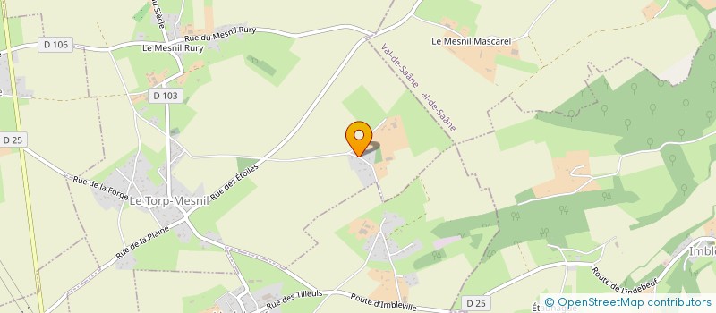 localisation de l'entreprise EARL LES HEUDIERES à LE TORP-MESNIL