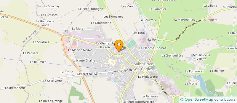 localisation de l'entreprise EARL LES HIVERS à MAEN ROCH