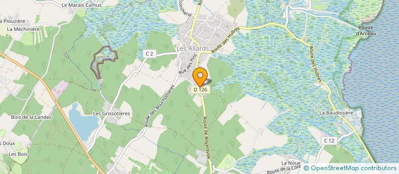 localisation de l'entreprise EARL LES HUITRES OLERONNAISES  DOLUS-D'OLERON