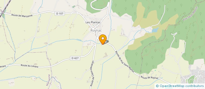 localisation de l'entreprise EARL LES HURLEVENTS à ROYNAC
