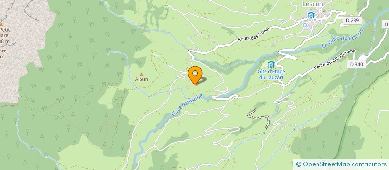 localisation de l'entreprise EARL LES IRIS  LESCUN