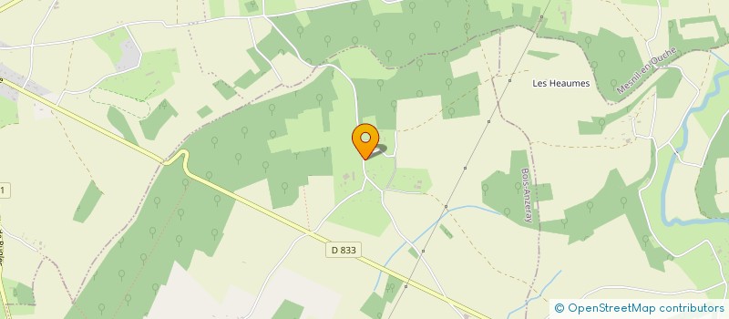 localisation de l'entreprise EARL LES JARDINS  MESNIL-EN-OUCHE