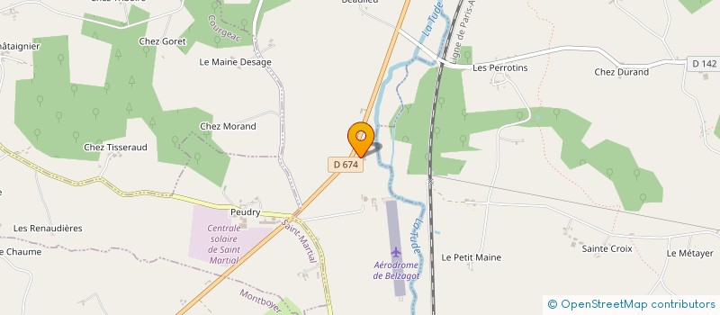 localisation de l'entreprise EARL LES JARDINS DE CHAMP ROSE  MONTMOREAU