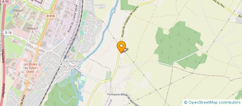 localisation de l'entreprise EARL LES JARDINS DE PURNAUD  SAINT-GEORGES-LES-BAILLARGEAUX