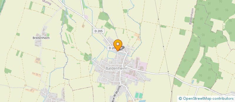 localisation de l'entreprise EARL LES JARDINS DU HANFGRANVA  MUSSIG