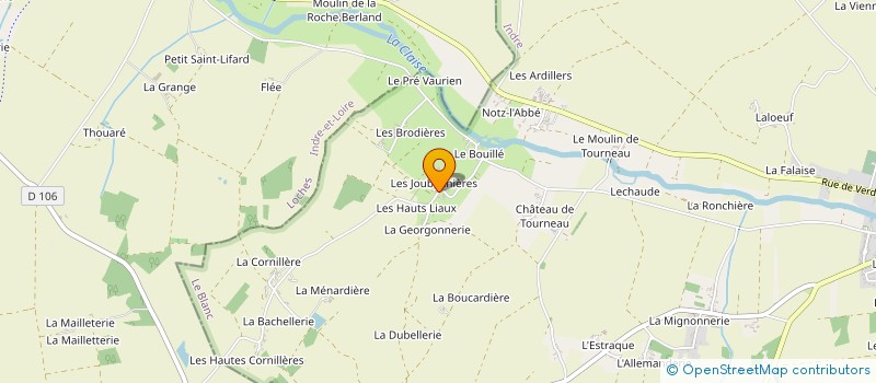 localisation de l'entreprise EARL LES JOUBLINIERES à MARTIZAY