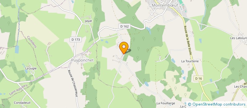localisation de l'entreprise EARL LES LAVANDINS  MONTEMBOEUF