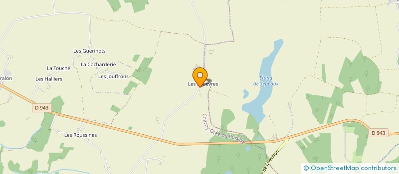 localisation de l'entreprise EARL LES LOUEVRES  CHARNY OREE DE PUISAYE