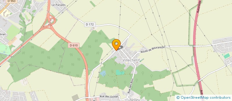 localisation de l'entreprise EARL LES LUCHOTTES  VILLECHETIF