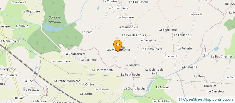 localisation de l'entreprise EARL LES MAISONNETTES à ARGENTRE-DU-PLESSIS