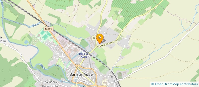 localisation de l'entreprise EARL LES MALEPINES à BAR-SUR-AUBE