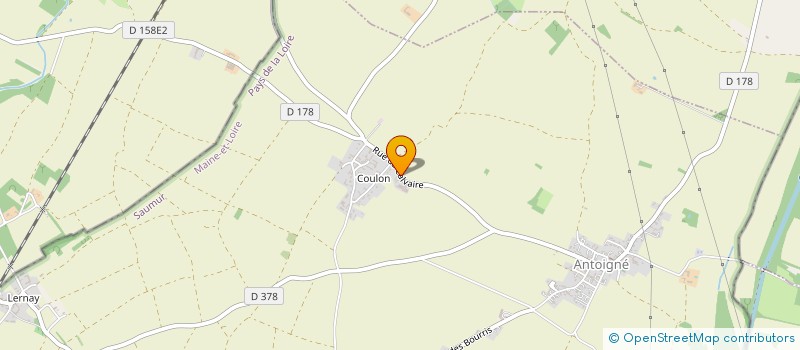 localisation de l'entreprise EARL LES MAOUTES  ANTOIGNE