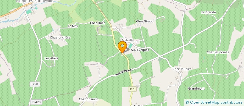 localisation de l'entreprise EARL LES MARECHAUX à BELLEVIGNE