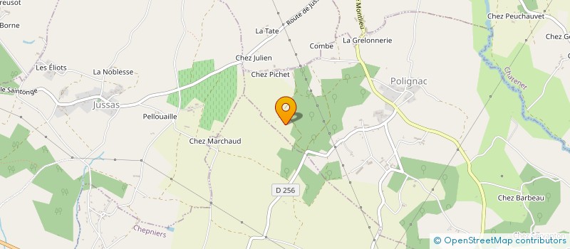 localisation de l'entreprise EARL LES MARRONNIERS  POUILLAC