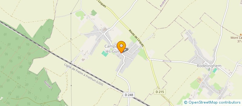 localisation de l'entreprise EARL LES MARRONNIERS à CAMPAGNE-LES-GUINES