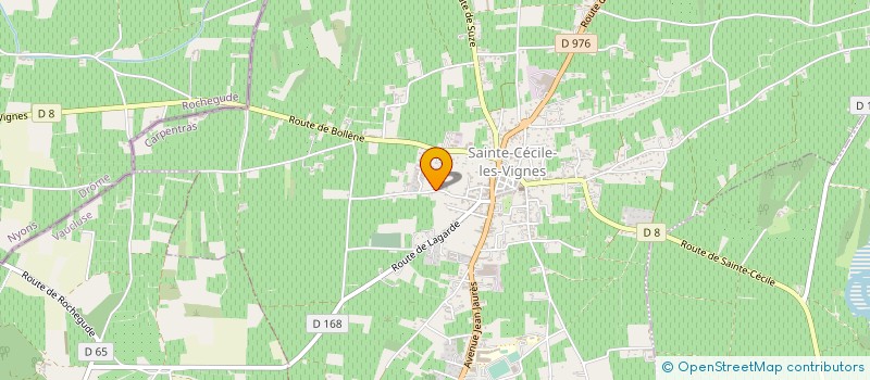 localisation de l'entreprise EARL LES MATTES  SAINTE-CECILE-LES-VIGNES