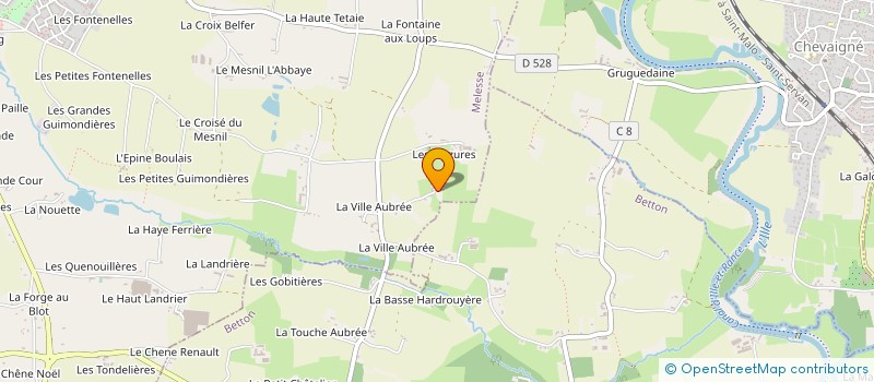 localisation de l'entreprise EARL LES MAZURES à MELESSE